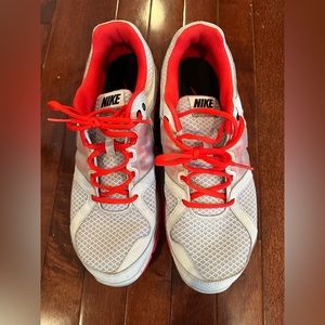 Nike sneakers gray and red